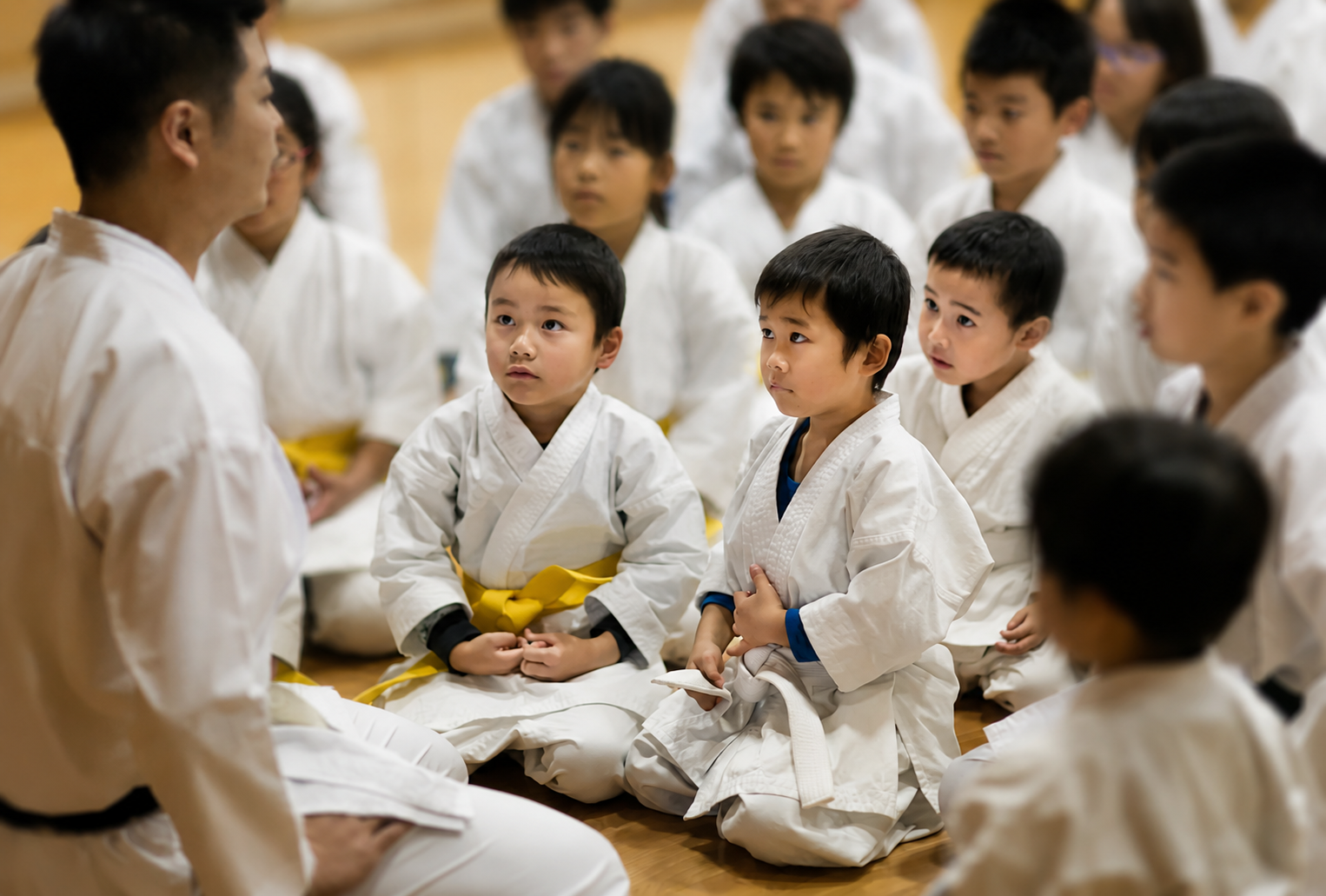 道場の子供たち